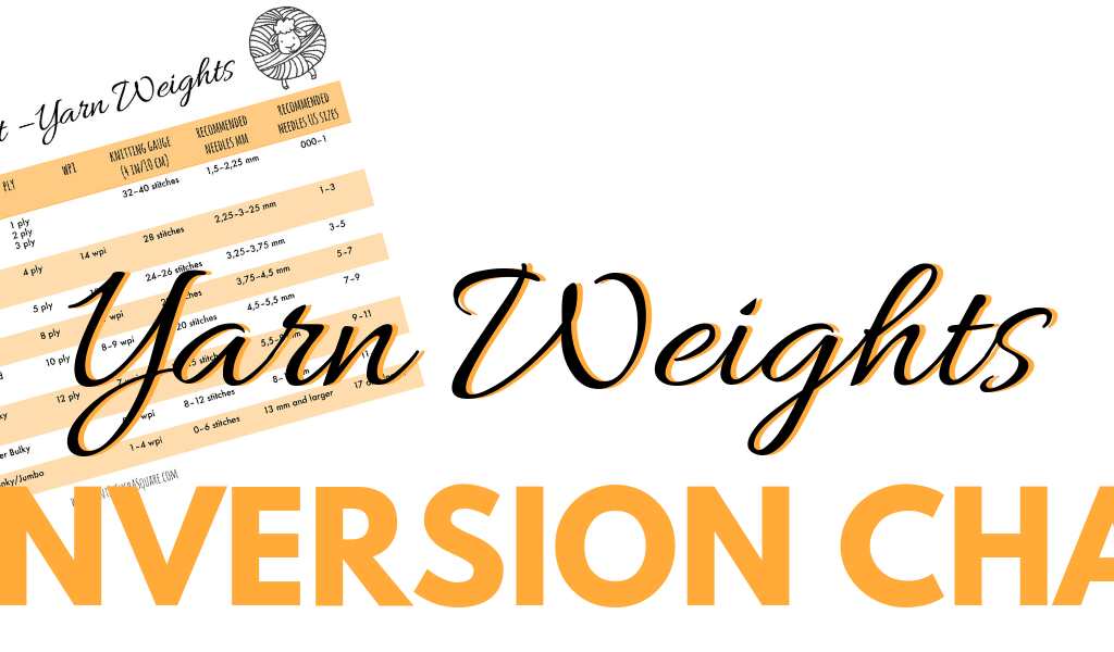 Wool Weight Conversion Chart