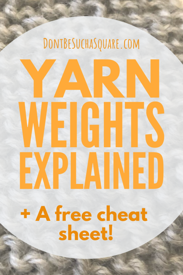 Crochet Yarn Weight Conversion Chart