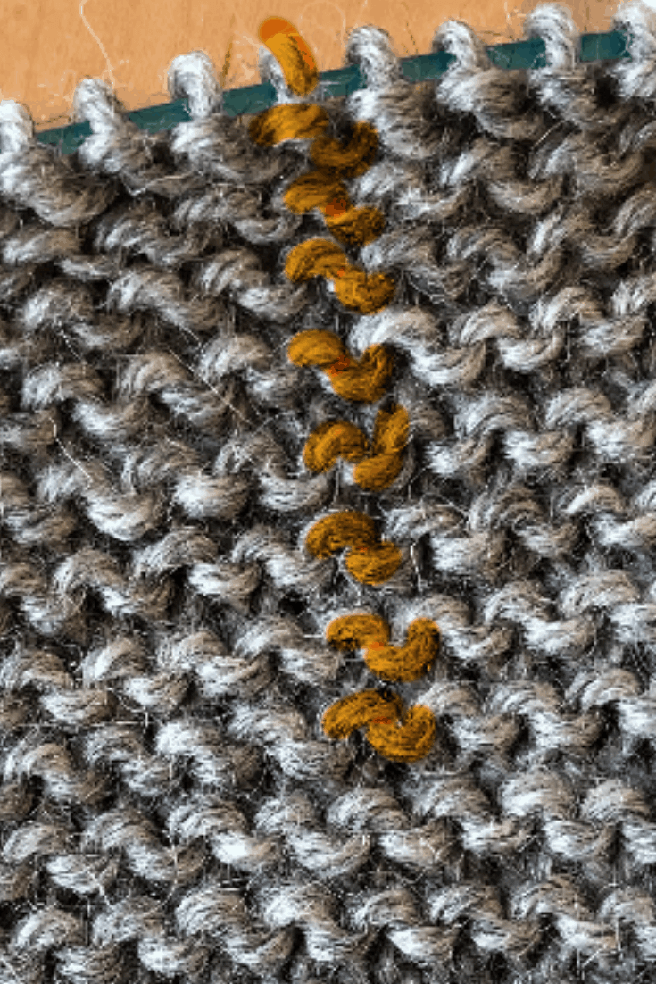 How to count rows in garter stitch