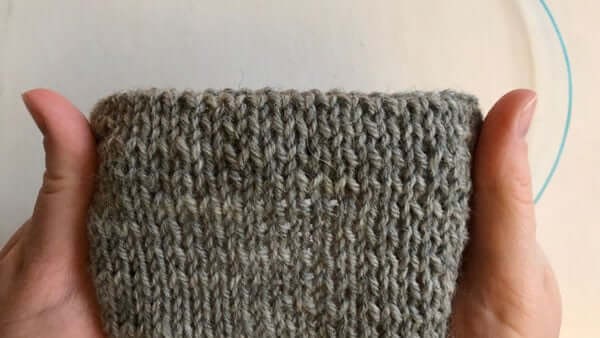 Trouble shooting Stockinette Stitch | If your purl stitches are looser than your knit stitches they become bigger and stand out a bit, creating a striped effect. This is called "Rowing out".