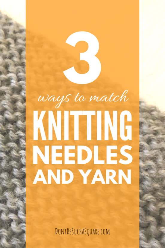 How to match Yarn and Knitting Needles – Learn how combine yarn and needles! #KnittingNeedles #Yarn #KnittingHacks 