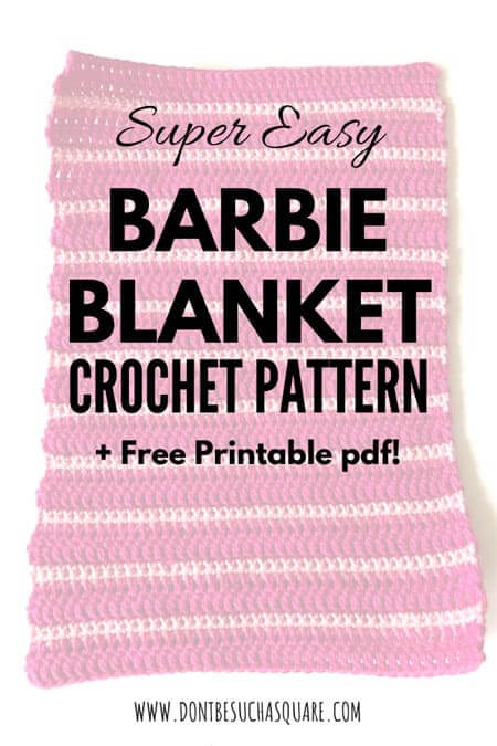 Barbie Doll Blanket a Free Crochet Pattern
This pattern is super easy to crochet, perfect for beginners or even kids learning to crochet. Starting out with a small project makes it easy to finish!
#CrochetPattern #Barbie #BarbieCrochetPattern #BarbieBlanket #BeginnerProject