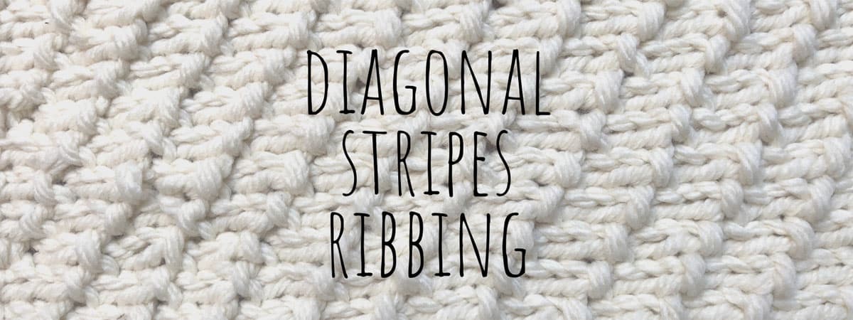 Diagonal Stripes Rib Knitting Stitch Pattern Don T Be Such A Square