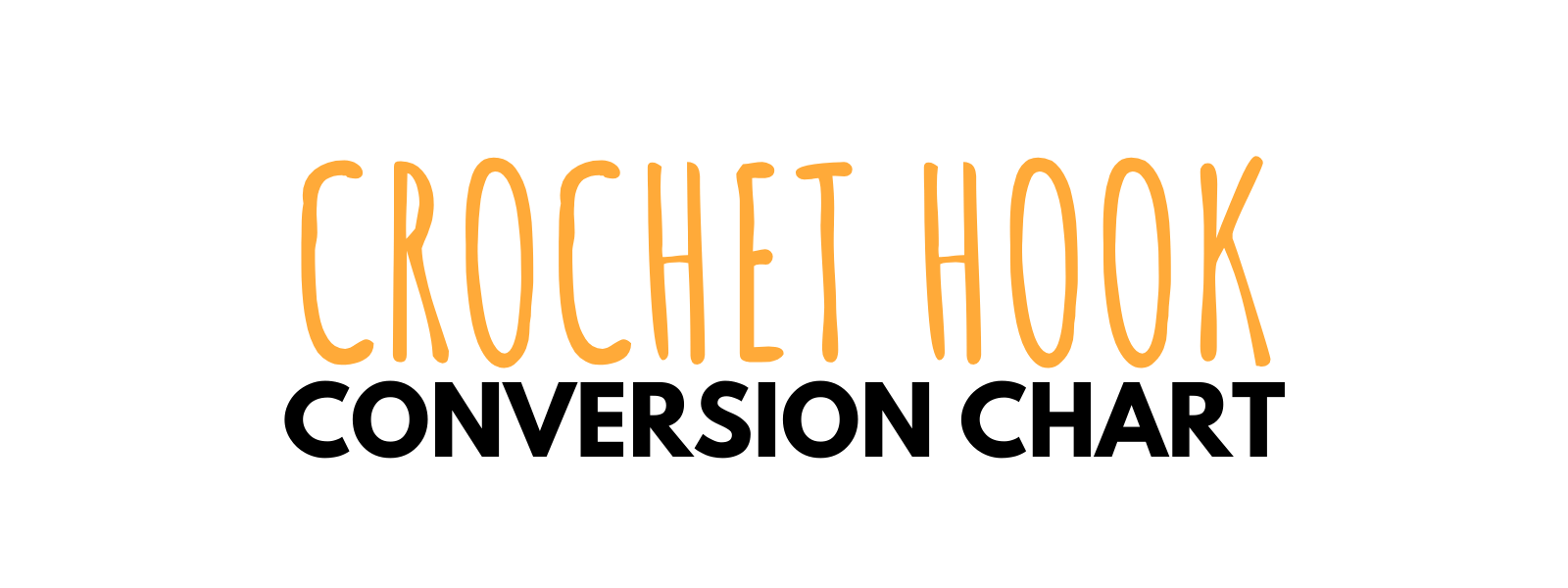 Crochet Hook Conversion Chart – Printable pdf