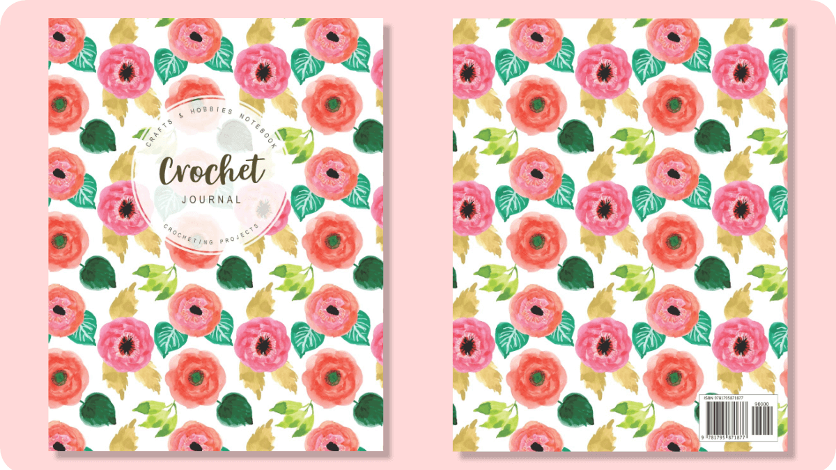 Pretty Floral crochet planner