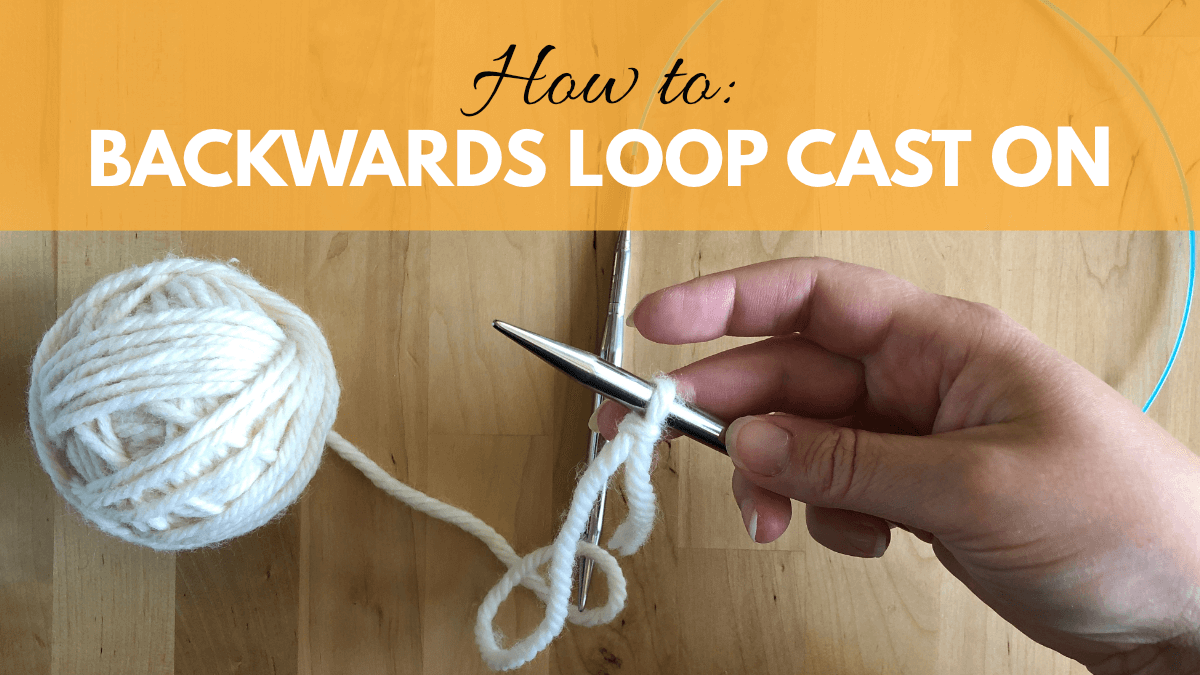 Backwards lopp cast on how to add stitches in the middle of a project