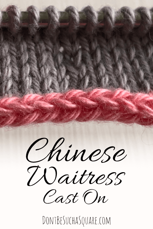 How to knit: Chinese Waitress Cast On with a Crochet Hook