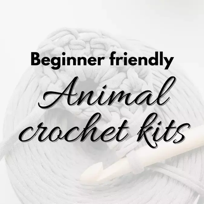 Animal Crochet Kits Easy Enough For Kids!